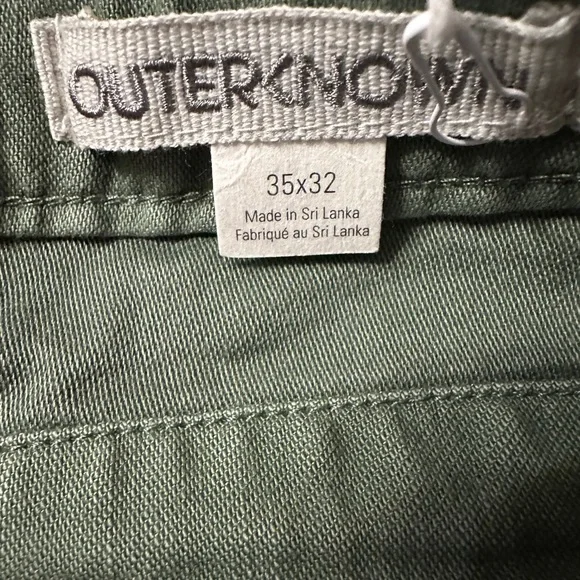 Outerknown Green “The Field Pants” Organic Cotton - NWT - Size 35x32 - Picture 9 of 14